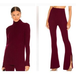 Something Navy Burgundy Knit Set